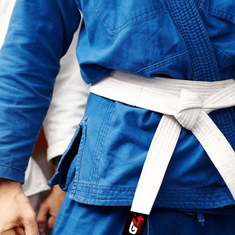 G4 VISION G4 Jiu Jitsu BJJ Belts Brazilian Adult A1 A2 A3 A4 Black Brown Purple Blue White (Blue, A4) - Image 5